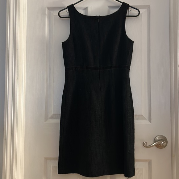 GAP black sleeveless dress size 1 with bow - Picture 4 of 10
